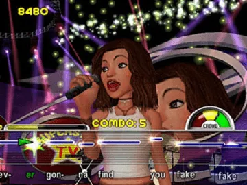 Karaoke Revolution (USA) screen shot game playing